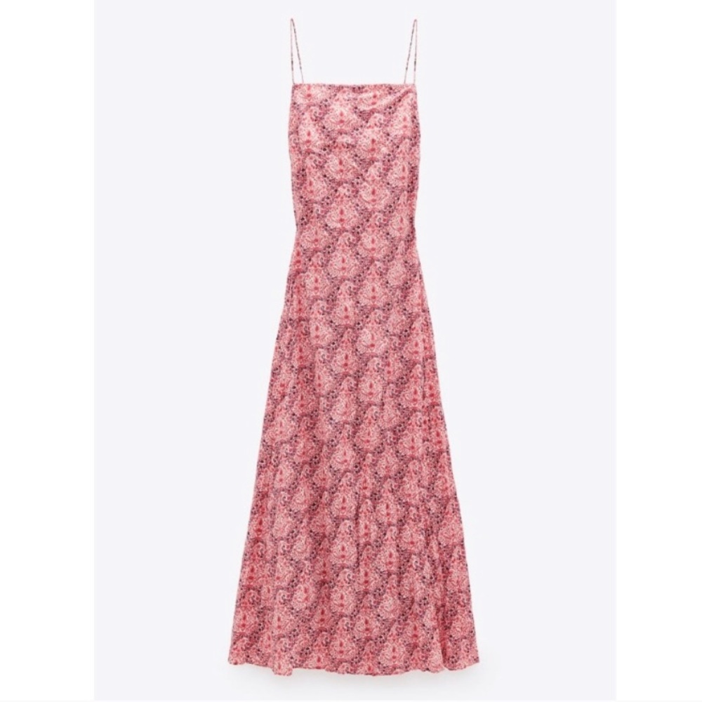NWT Long Zara Floral Dress